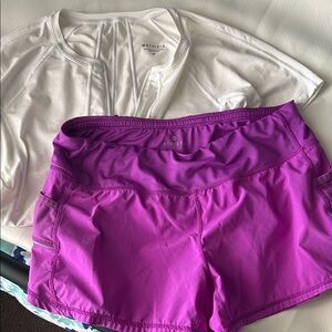 Athleta Women's Vibrant Purple Athletic Shorts